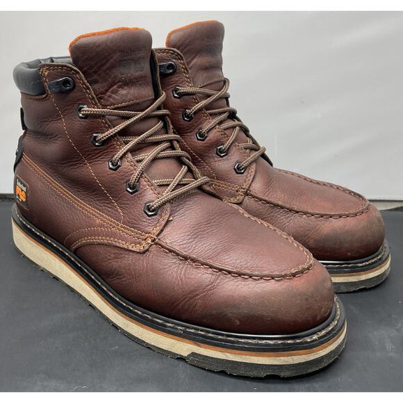 Timberland PRO Gridworks Waterproof Worksite Boots Mens 12 Wide Fast Ship main image 10